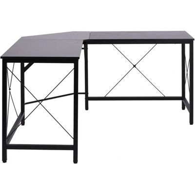 HOMCOM 150x150x76 cm Eckschreibtisch - L-Form, Schwarz HOMCOM 150x150x76 cm Eckschreibtisch - L-Form, Schwarz