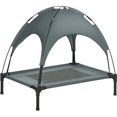 PawHut - Hunde-Bett 61x18 grau/schwarz - dog bed PawHut - Hunde-Bett 61x18 grau/schwarz - dog bed