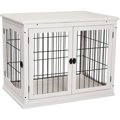 PawHut - DogCrate - Białe - 81x66x58.5 cm - Dog Crate PawHut - DogCrate - Białe - 81x66x58.5 cm - Dog Crate