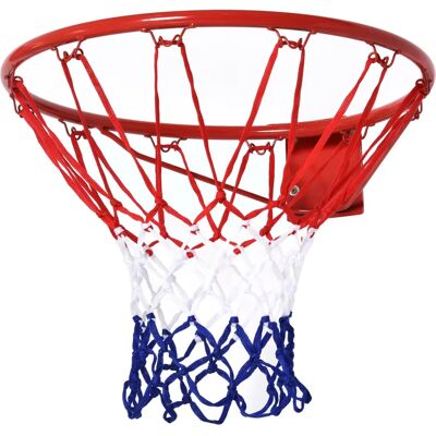 HOMCOM - Basketball hoop with net - Rot/Blau/Weiß - 46 cm HOMCOM - Basketball hoop with net - Rot/Blau/Weiß - 46 cm