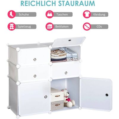 HOMCOM Schuhschrank - Weiß - 37x73 cm - Schuhaufbewahrung HOMCOM Schuhschrank - Weiß - 37x73 cm - Schuhaufbewahrung