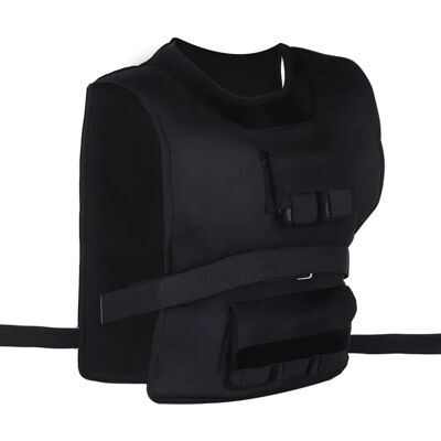 HOMCOM Schwarze Verstellbare Trainingsweste - 20 kg Fitnessgerät HOMCOM Schwarze Verstellbare Trainingsweste - 20 kg Fitnessgerät