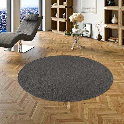 Bentzon - Natur Flachgewebe Teppich Rund - 100x100 cm Teppich Bentzon - Natur Flachgewebe Teppich Rund - 100x100 cm Teppich