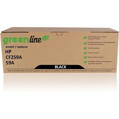 TonerPartner greenline HP CF259A / 59A XL Toner - Schwarz, 6000 Seiten TonerPartner greenline HP CF259A / 59A XL Toner - Schwarz, 6000 Seiten