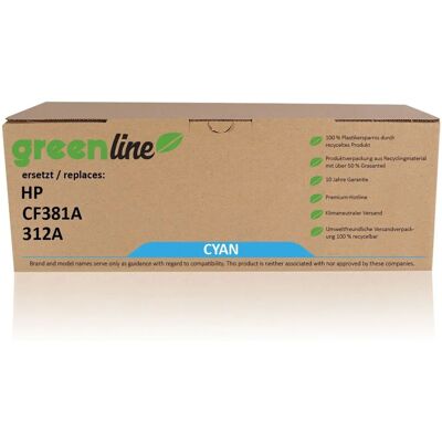 TonerPartner - CF381A/312A - Cyan - Tonerkartusche TonerPartner - CF381A/312A - Cyan - Tonerkartusche