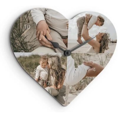 YourSurprise - Wanduhr selbst gestalten - Herz YourSurprise - Wanduhr selbst gestalten - Herz