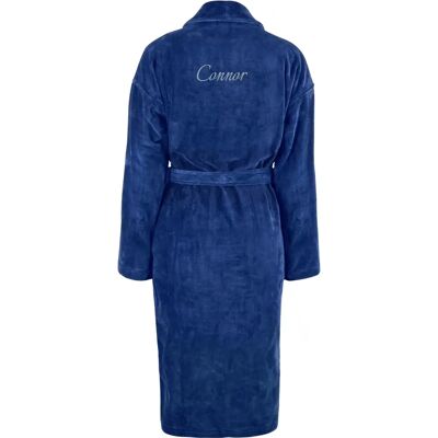 YourSurprise Gepersonaliseerde badjas - Dames - Blauw (L/XL) YourSurprise Gepersonaliseerde badjas - Dames - Blauw (L/XL)