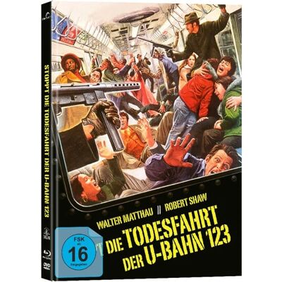 Plaion Stoppt die Todesfahrt der U-Bahn 123 - Mediabook - Blu-ray + DVD - Film Plaion Stoppt die Todesfahrt der U-Bahn 123 - Mediabook - Blu-ray + DVD - Film