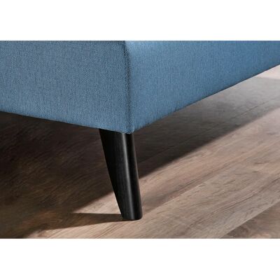 MAINTAL Blaues Boxspringbett mit Bonnell-Federkern - Komplettbett MAINTAL Blaues Boxspringbett mit Bonnell-Federkern - Komplettbett