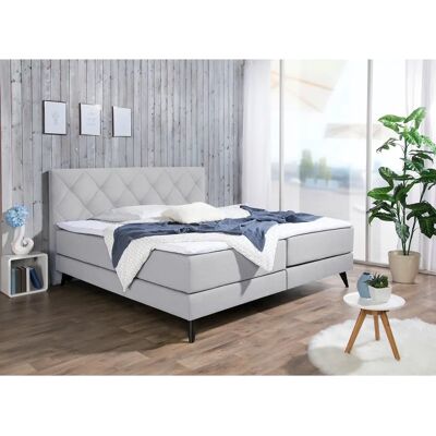 MAINTAL Boxspringbett - 180x200cm H2 Tonnentaschen-Federkern Microfaser MAINTAL Boxspringbett - 180x200cm H2 Tonnentaschen-Federkern Microfaser