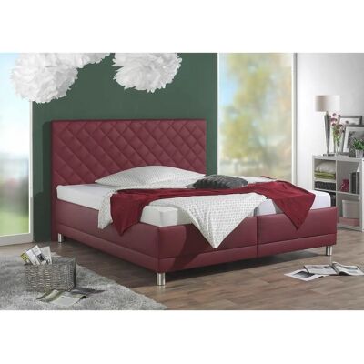 MAINTAL 160x200 Bordeauxrot Polsterbett - Bett MAINTAL 160x200 Bordeauxrot Polsterbett - Bett