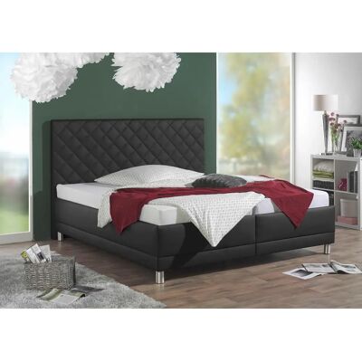 Polsterbett MAINTAL - Schwarz - 160x200 - Bett Polsterbett MAINTAL - Schwarz - 160x200 - Bett
