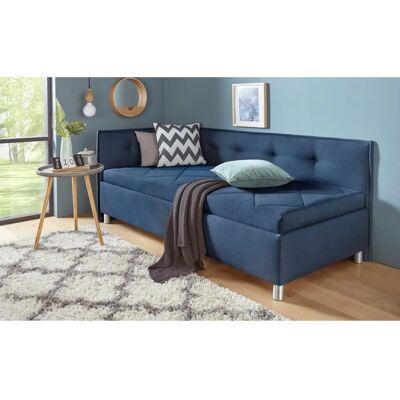 MAINTAL Blaue Schlafcouch mit Stauraum - Schlafsofa MAINTAL Blaue Schlafcouch mit Stauraum - Schlafsofa