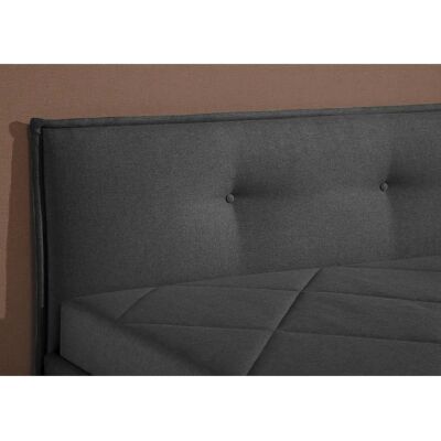 Deutsches MAINTAL Grau Polyester Schlafsofa - Hochstellbares Fußteil & Stauraum Deutsches MAINTAL Grau Polyester Schlafsofa - Hochstellbares Fußteil & Stauraum