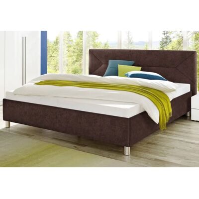 Bett Möbel MAINTAL Polsterbett - Microvelours - 100x200cm - Braun Bett Möbel MAINTAL Polsterbett - Microvelours - 100x200cm - Braun
