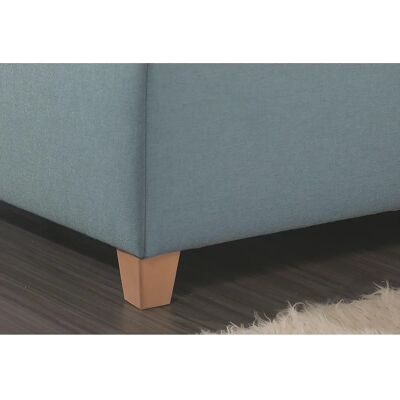 Maintal Mison Polsterbett - 200x200cm, Blau, Strukturstoff Maintal Mison Polsterbett - 200x200cm, Blau, Strukturstoff