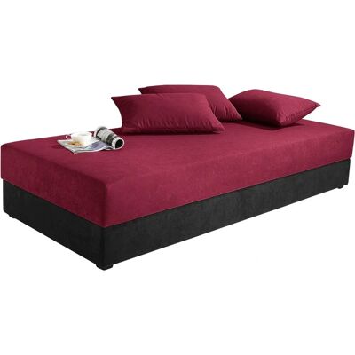 MAINTAL Diana 93x203cm Rot Modern Polsterliege MAINTAL Diana 93x203cm Rot Modern Polsterliege