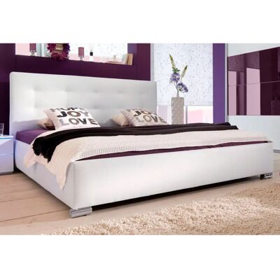 Betten Gr. MAINTAL Weiß 140x200cm - Bett Betten Gr. MAINTAL Weiß 140x200cm - Bett