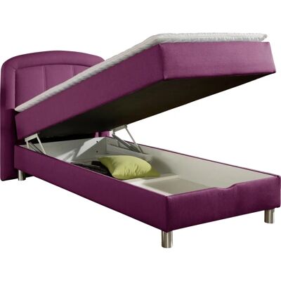 Maintal Lucas Bett - 90x200cm, Lila, Taschenfederkern, 20cm H Maintal Lucas Bett - 90x200cm, Lila, Taschenfederkern, 20cm H