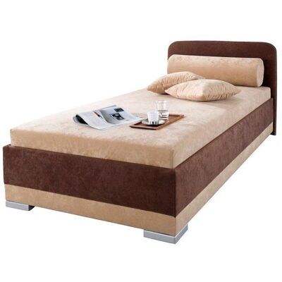 Polsterbett MAINTAL - Bonnell-Feder, Microvelours, mit Stauraum - Bett Polsterbett MAINTAL - Bonnell-Feder, Microvelours, mit Stauraum - Bett