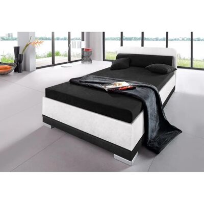 Polsterbett MAINTAL - Polstert Bett mit Stauraum, Microvelours, 90x200cm Polsterbett MAINTAL - Polstert Bett mit Stauraum, Microvelours, 90x200cm