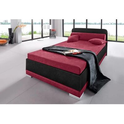Polsterbett MAINTAL - Microvelours Bett mit Stauraum - Bett Polsterbett MAINTAL - Microvelours Bett mit Stauraum - Bett