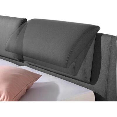 Maintal Oderzo Polyester Grau Bett - Polsterbett Maintal Oderzo Polyester Grau Bett - Polsterbett