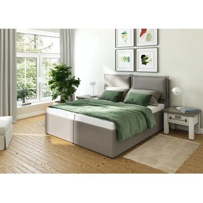 Maintal Lyara Stoffbett - 180x200cm - Hellgrau Maintal Lyara Stoffbett - 180x200cm - Hellgrau