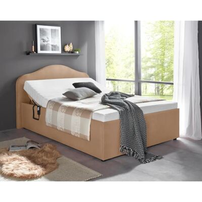 Betten Gr. MAINTAL Motorbett - 140x200cm - H2 - beige - Polsterbett Betten Gr. MAINTAL Motorbett - 140x200cm - H2 - beige - Polsterbett