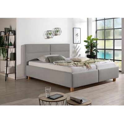 Betten MAINTAL Graues Polsterbett mit Stauraum - Sofa Bett Betten MAINTAL Graues Polsterbett mit Stauraum - Sofa Bett