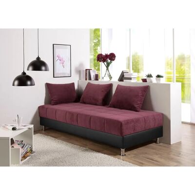 Polsterliege MAINTAL - Komplettbett 80x200cm Microfaser-Kunstleder Polsterliege MAINTAL - Komplettbett 80x200cm Microfaser-Kunstleder