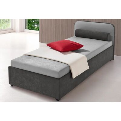 Betten Gr. MAINTAL Microvelours Bett - 90x200cm, H3, Grau Betten Gr. MAINTAL Microvelours Bett - 90x200cm, H3, Grau