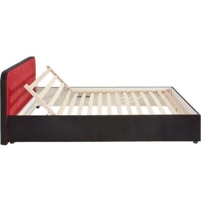 Betten Gr. MAINTAL Microvelours Polsterbett - Bonnell-Federkern 140x200cm Betten Gr. MAINTAL Microvelours Polsterbett - Bonnell-Federkern 140x200cm