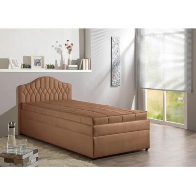 Polsterbett MAINTAL - Microvelours - 100x200cm - Bett Polsterbett MAINTAL - Microvelours - 100x200cm - Bett