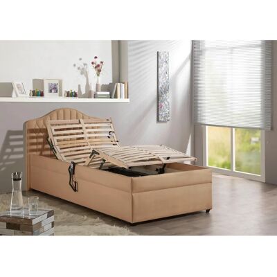 Polsterbett MAINTAL - 100x200cm, H2, braun - Bett Polsterbett MAINTAL - 100x200cm, H2, braun - Bett