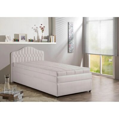 MAINTAL 120x200cm H2 Bonnell-Federkern Polsterbett - Bett mit Stauraum MAINTAL 120x200cm H2 Bonnell-Federkern Polsterbett - Bett mit Stauraum