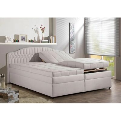 Polsterbett MAINTAL - Microvelours - 200x200 cm - Deutsches Bett Polsterbett MAINTAL - Microvelours - 200x200 cm - Deutsches Bett