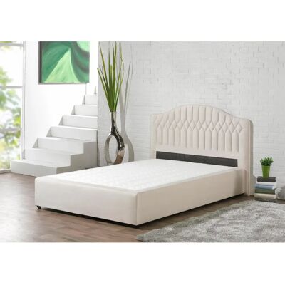 MAINTAL Beiges 7-Zonen Boxspringbett - Boxspringbett MAINTAL Beiges 7-Zonen Boxspringbett - Boxspringbett