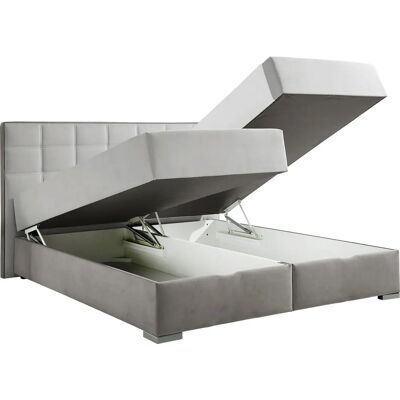 MAINTAL Boxspringbett - 160x200cm, H3, Microfaser, mit Stauraum MAINTAL Boxspringbett - 160x200cm, H3, Microfaser, mit Stauraum