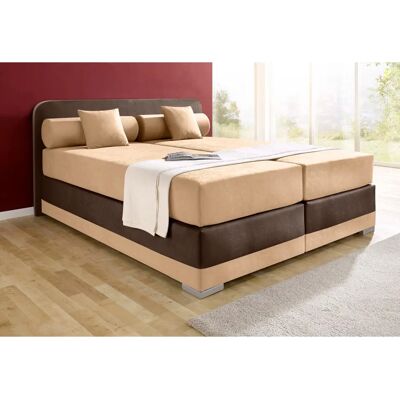 MAINTAL Lago Boxspringbett Microvelours - Bonnell-Federkern, 180x200cm MAINTAL Lago Boxspringbett Microvelours - Bonnell-Federkern, 180x200cm