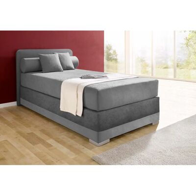 MAINTAL Lago Boxspringbett - Microvelours, 120x200cm, 80kg max - Komplettbett MAINTAL Lago Boxspringbett - Microvelours, 120x200cm, 80kg max - Komplettbett