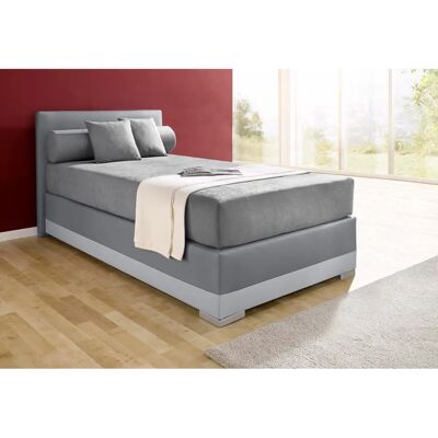 MAINTAL Lago Boxspringbett - Bonnell-Federkern, Microvelours, 120x200 cm MAINTAL Lago Boxspringbett - Bonnell-Federkern, Microvelours, 120x200 cm