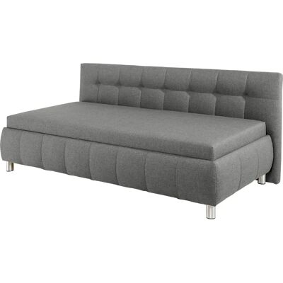 Maintal Malea Schlafsofa - Bonnell-Federkernmatratze, Grau, Stauraum, Verstellbar Maintal Malea Schlafsofa - Bonnell-Federkernmatratze, Grau, Stauraum, Verstellbar