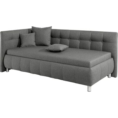 MAINTAL Malea - Grau - 100x200cm Schlafsofa mit Stauraum - H2 MAINTAL Malea - Grau - 100x200cm Schlafsofa mit Stauraum - H2