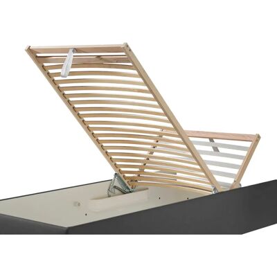 Maintal Mison Grau weiches Polsterbett - Bett Maintal Mison Grau weiches Polsterbett - Bett