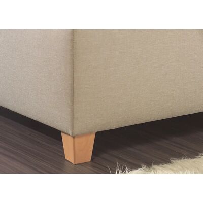 Maintal Madane Beiges Polsterbett - Bett Maintal Madane Beiges Polsterbett - Bett