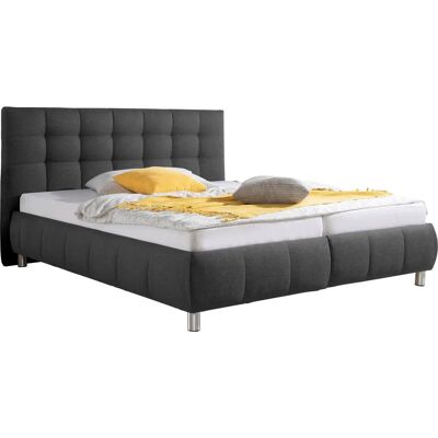 MAINTAL Lalley Grau Polsterbett - Bett mit Stauraum & Verstellbarem Kopfteil MAINTAL Lalley Grau Polsterbett - Bett mit Stauraum & Verstellbarem Kopfteil