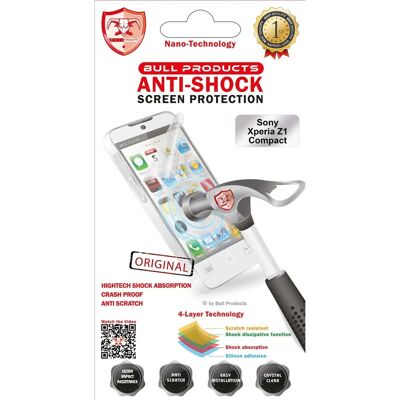 Bull 1304013 Pellicola Proteggischermo Sony Xperia Z1 Compact - Protezione Schermo Smartphone Bull 1304013 Pellicola Proteggischermo Sony Xperia Z1 Compact - Protezione Schermo Smartphone