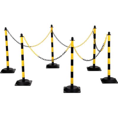 Dancop - Plastic chain 25m - Gul-Svart - Plastic chain Dancop - Plastic chain 25m - Gul-Svart - Plastic chain