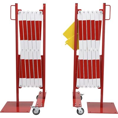 Barrera de seguridad Kaiserkraft - Acero, Rojo/Blanco, 8m Barrera de seguridad Kaiserkraft - Acero, Rojo/Blanco, 8m